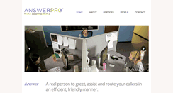 Desktop Screenshot of answerprolimited.com